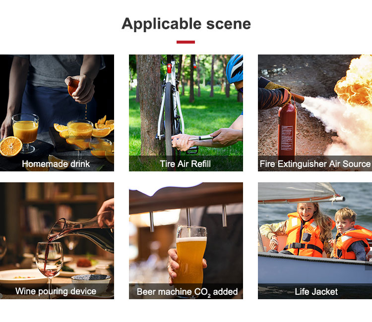 33g CO2 Thread Cylinders For Beauty