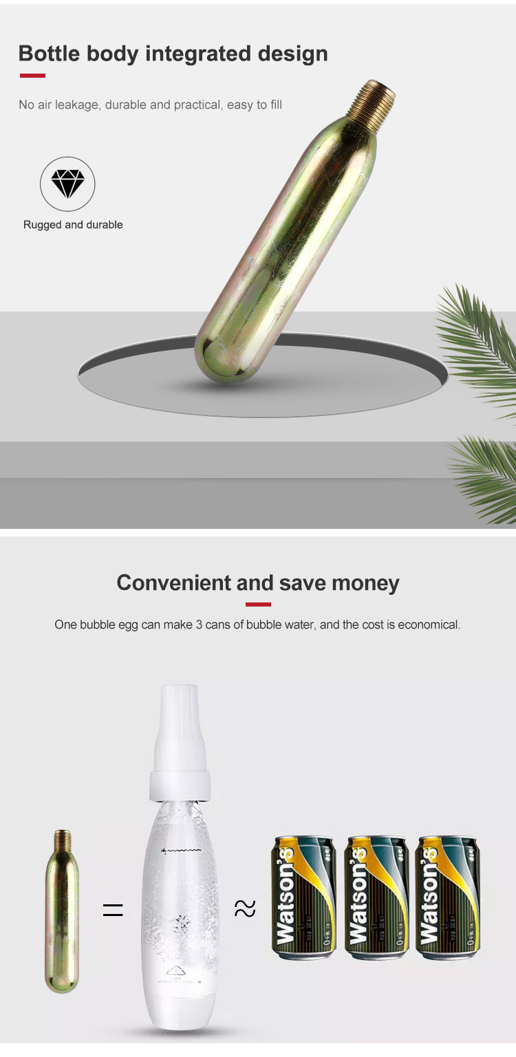 45g CO2 Cartridge For Horse Riding Airbag